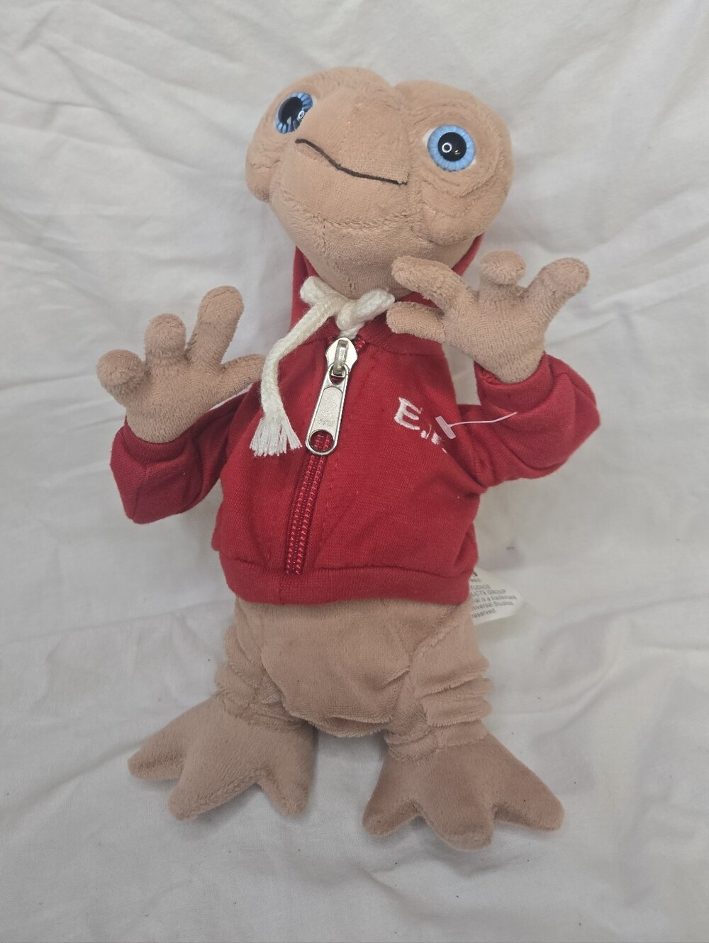 E.T. The Extra-Terrestrial Universal Studios Park 9" Plush Red Zipper Hoodie